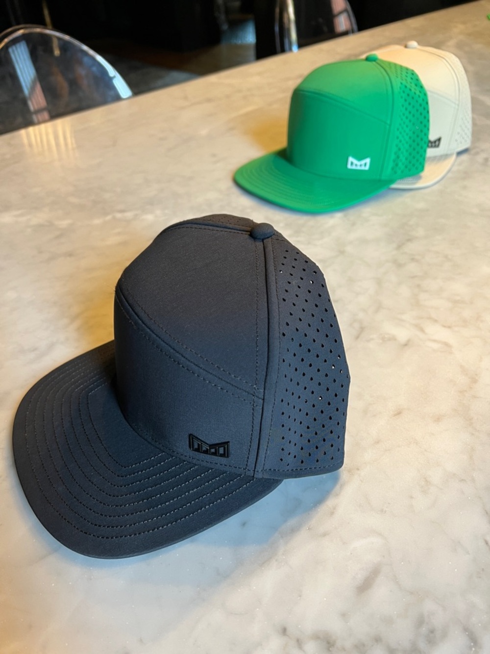 Melin Trenches Hydro Classic. BLACK HAT ONLY. Worn once
